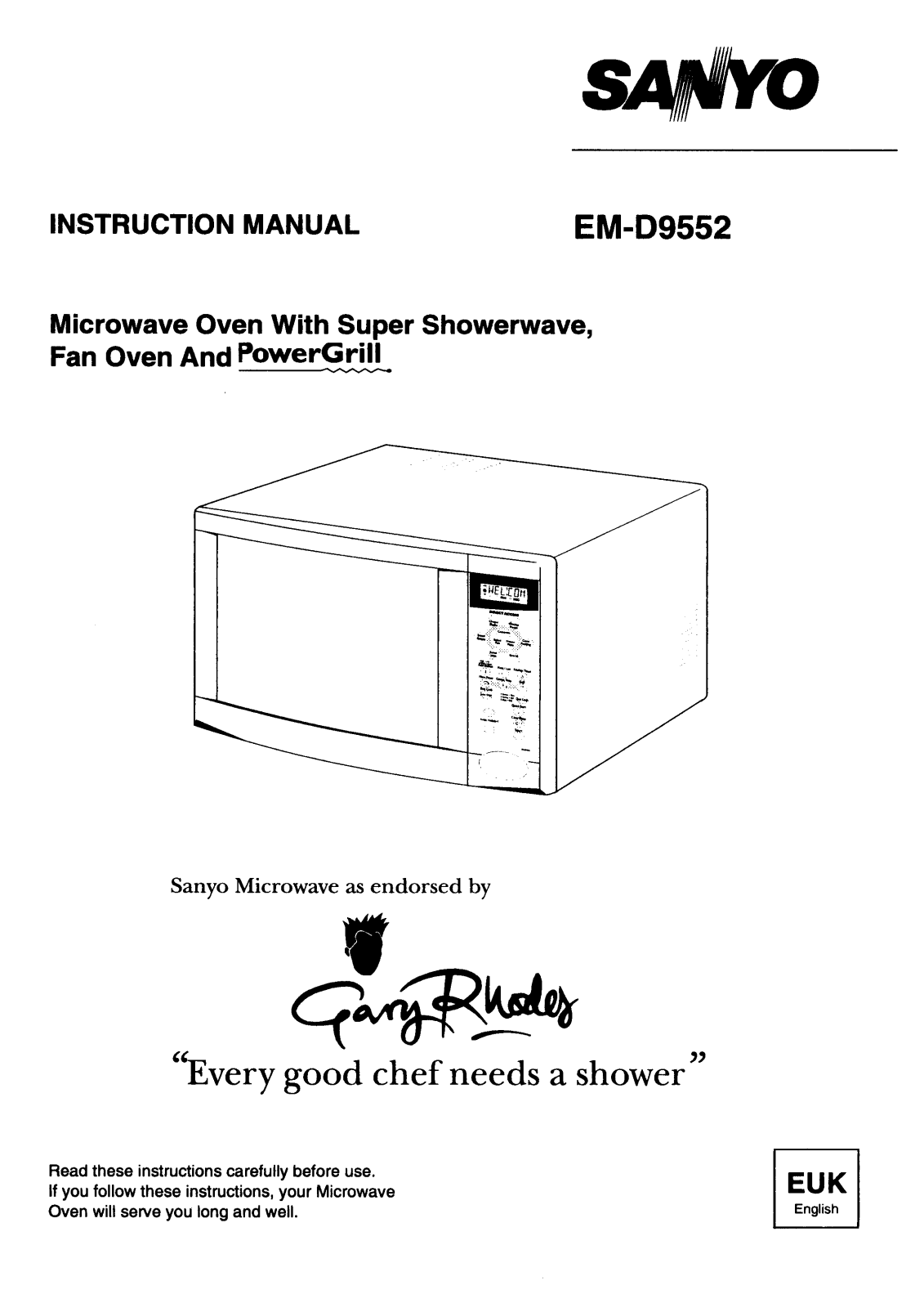 Sanyo EM-D9552 Instruction Manual