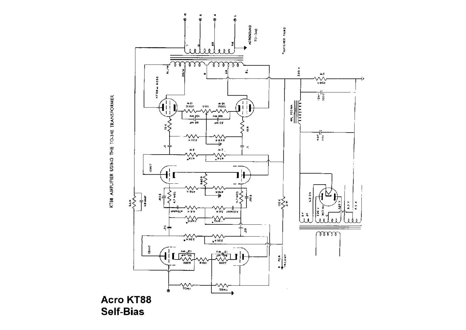 Acrosound AcroKT88 Schematic - ManualMachine.com