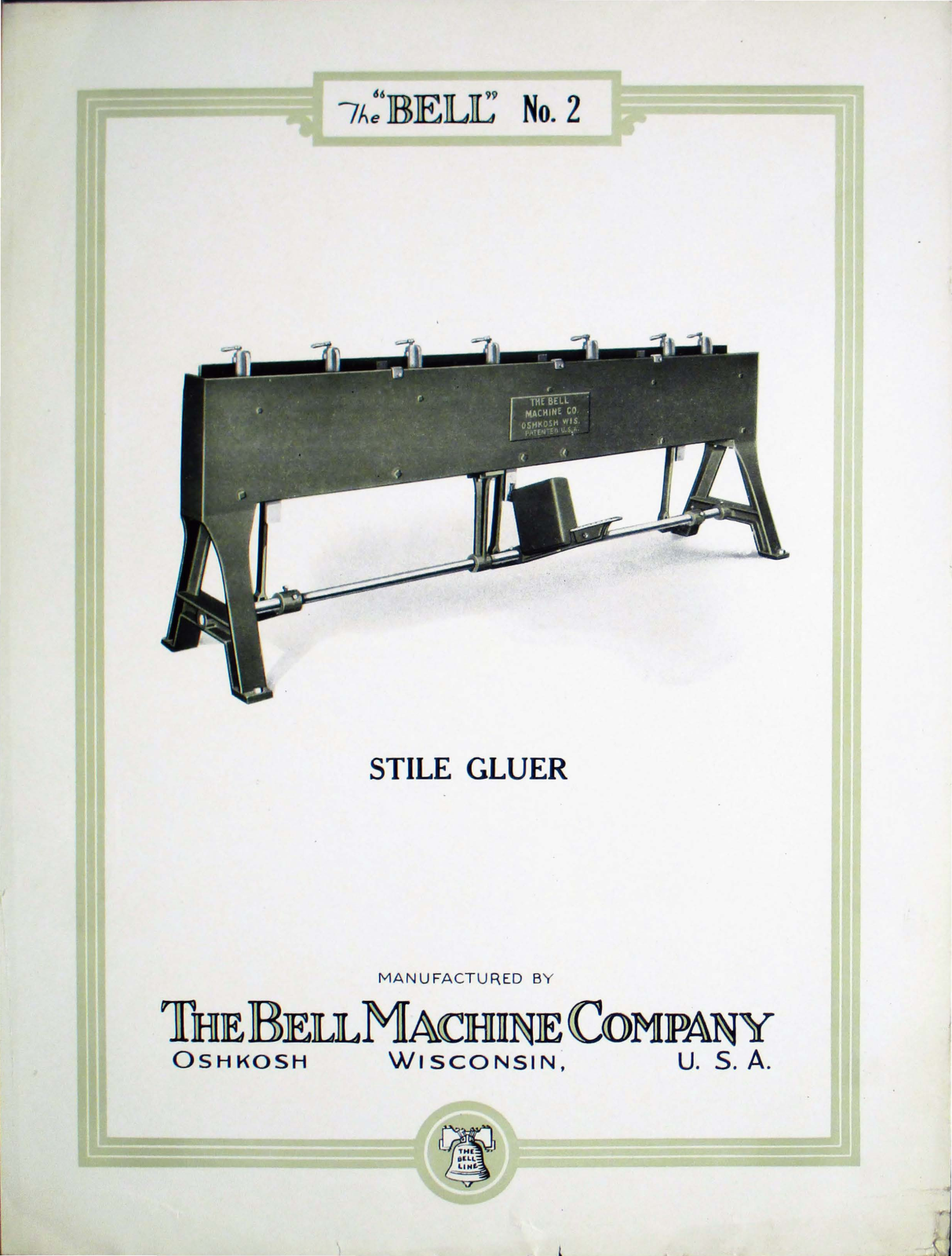 Bell Machine No. 2 Stile Gluer Other - ManualMachine.com