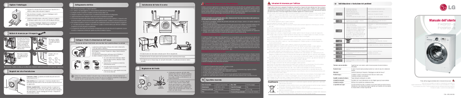 LG F1203FD User Manual