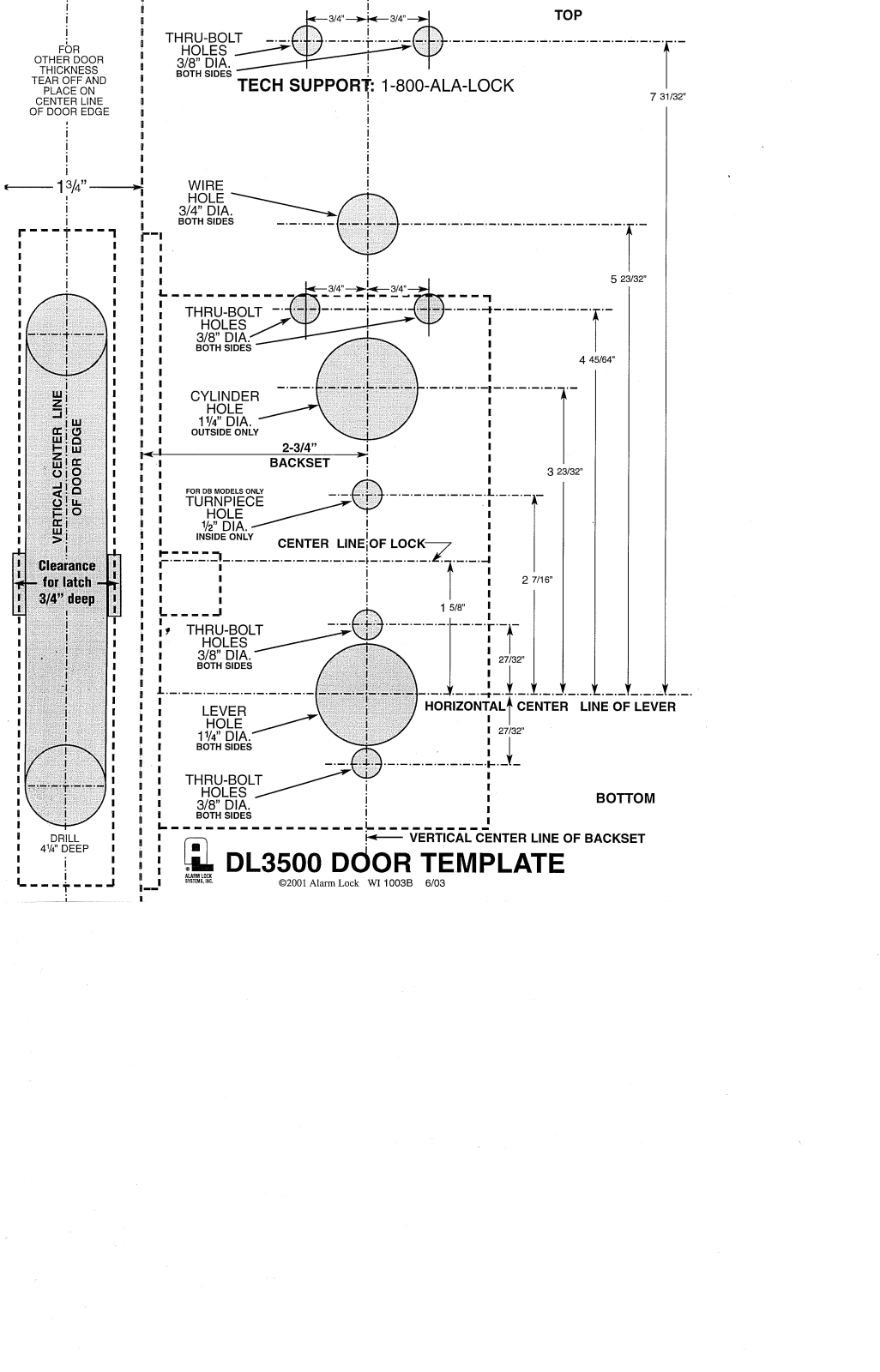 Alarm Lock Mortise Locks User Manual