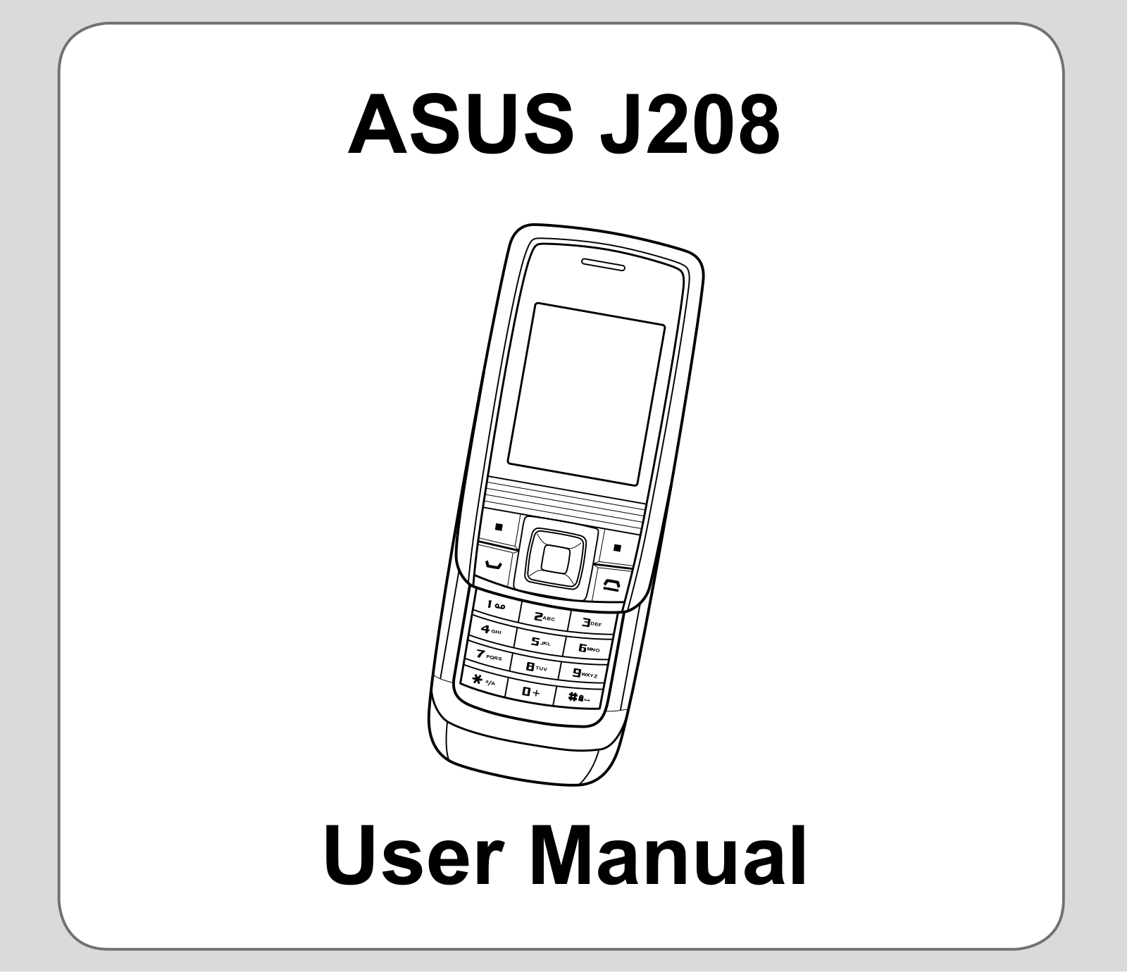 ASUS J208 User Manual