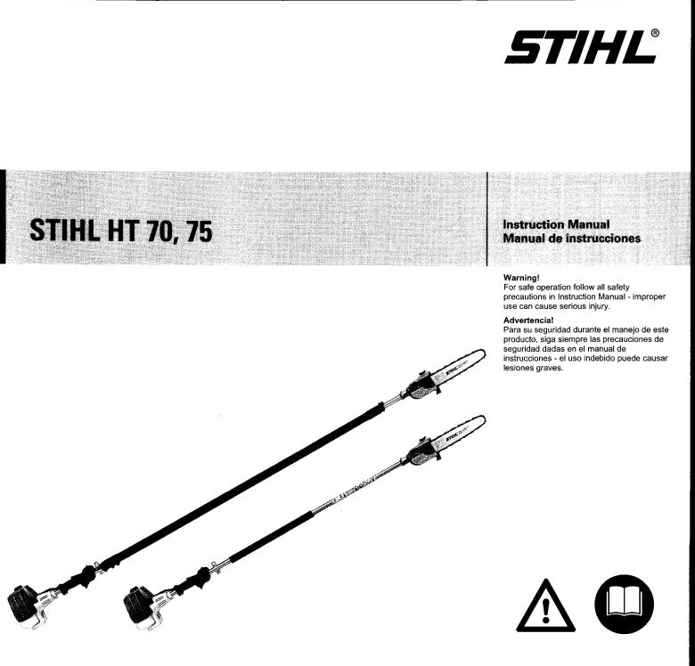 STIHL HT 75, HT 70 Owner's Manual