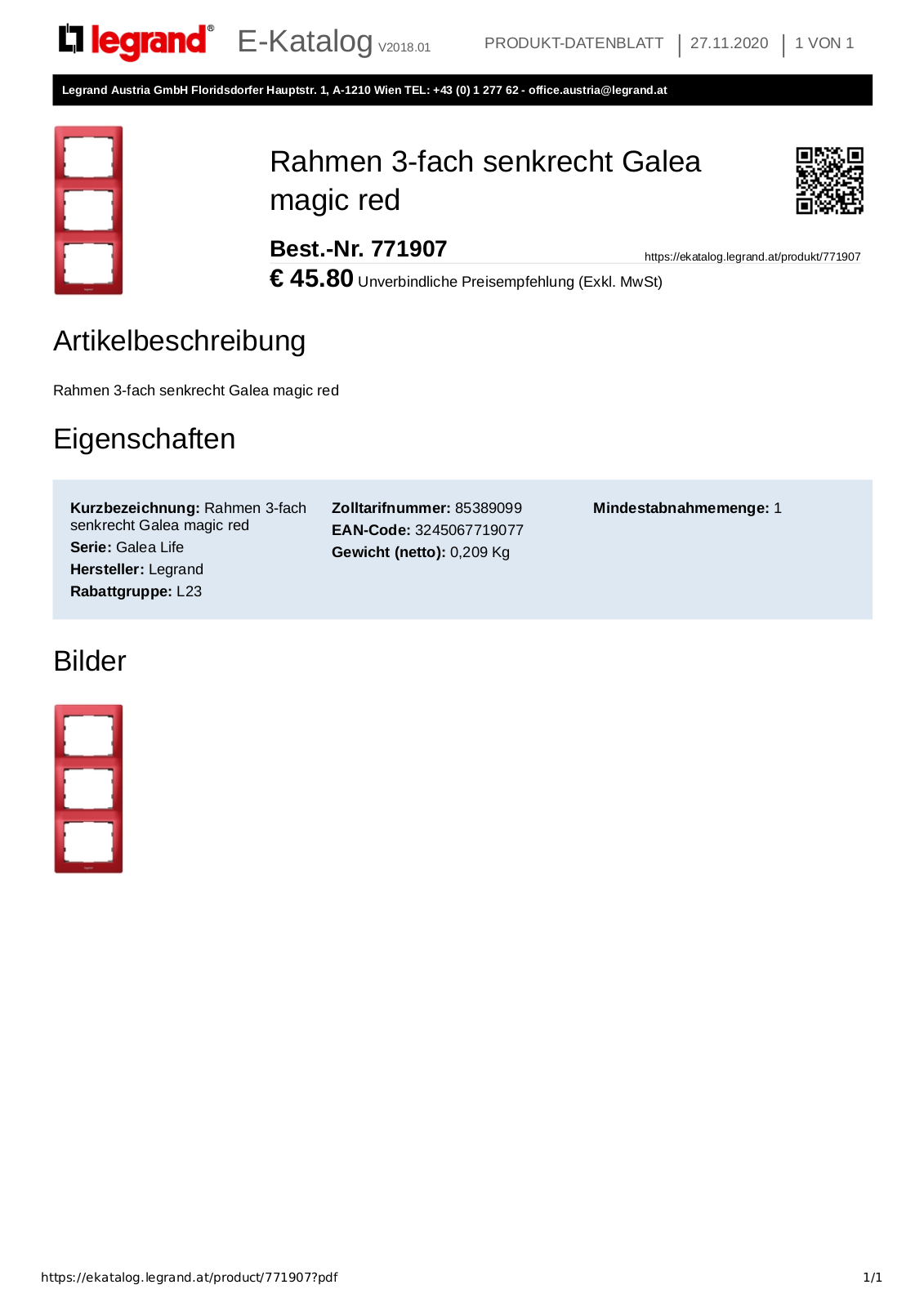 Legrand 771907 User Manual