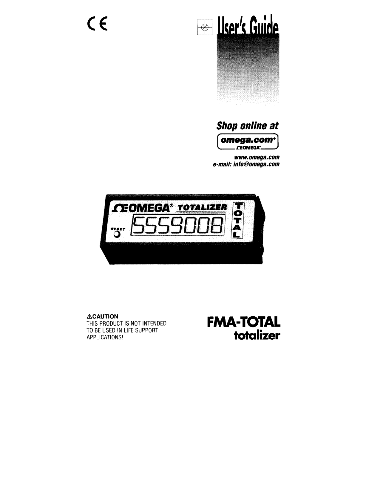 Omega FMA-TOTAL User guide - ManualMachine.com