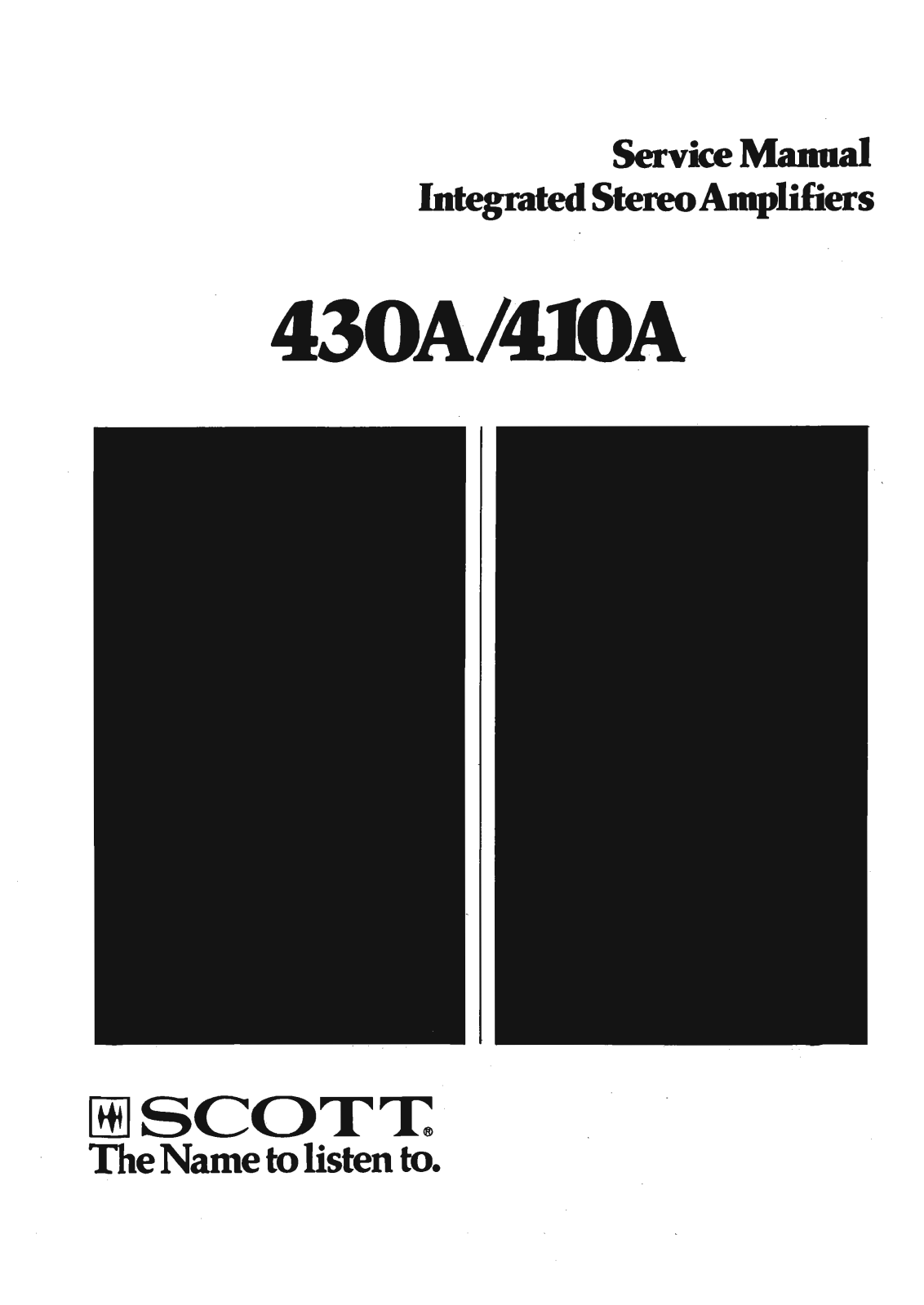 Scott 430A Service Manual