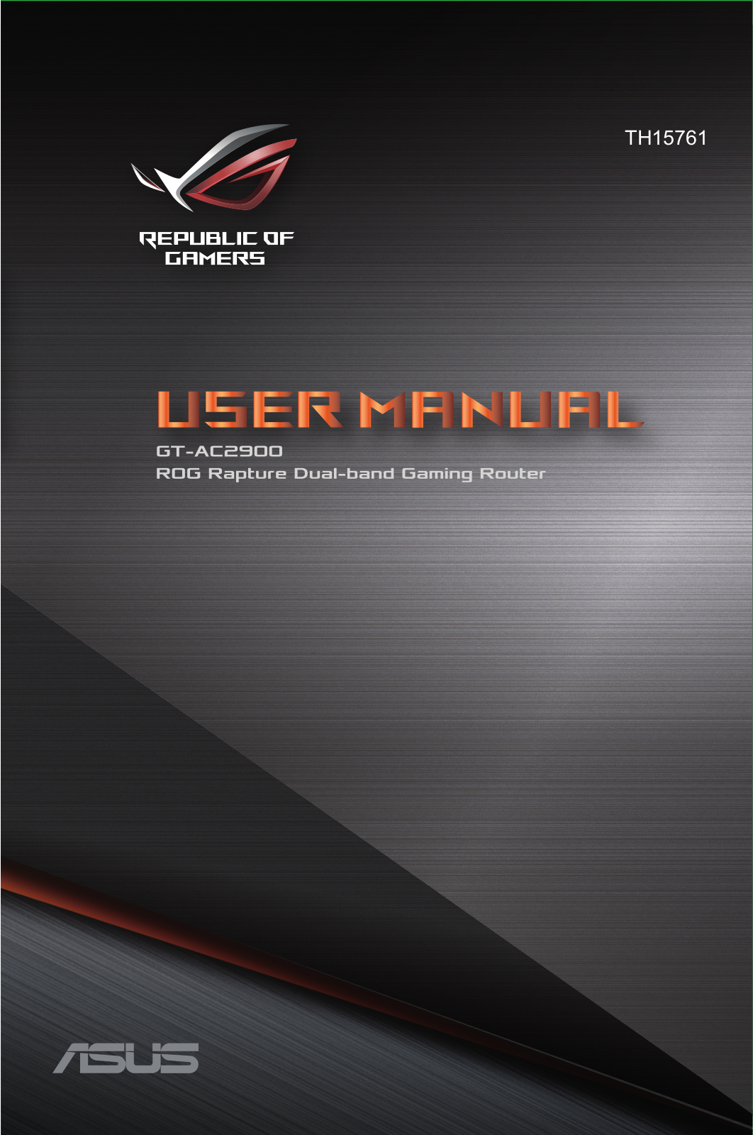 Asus GT-AC2900 User’s Manual