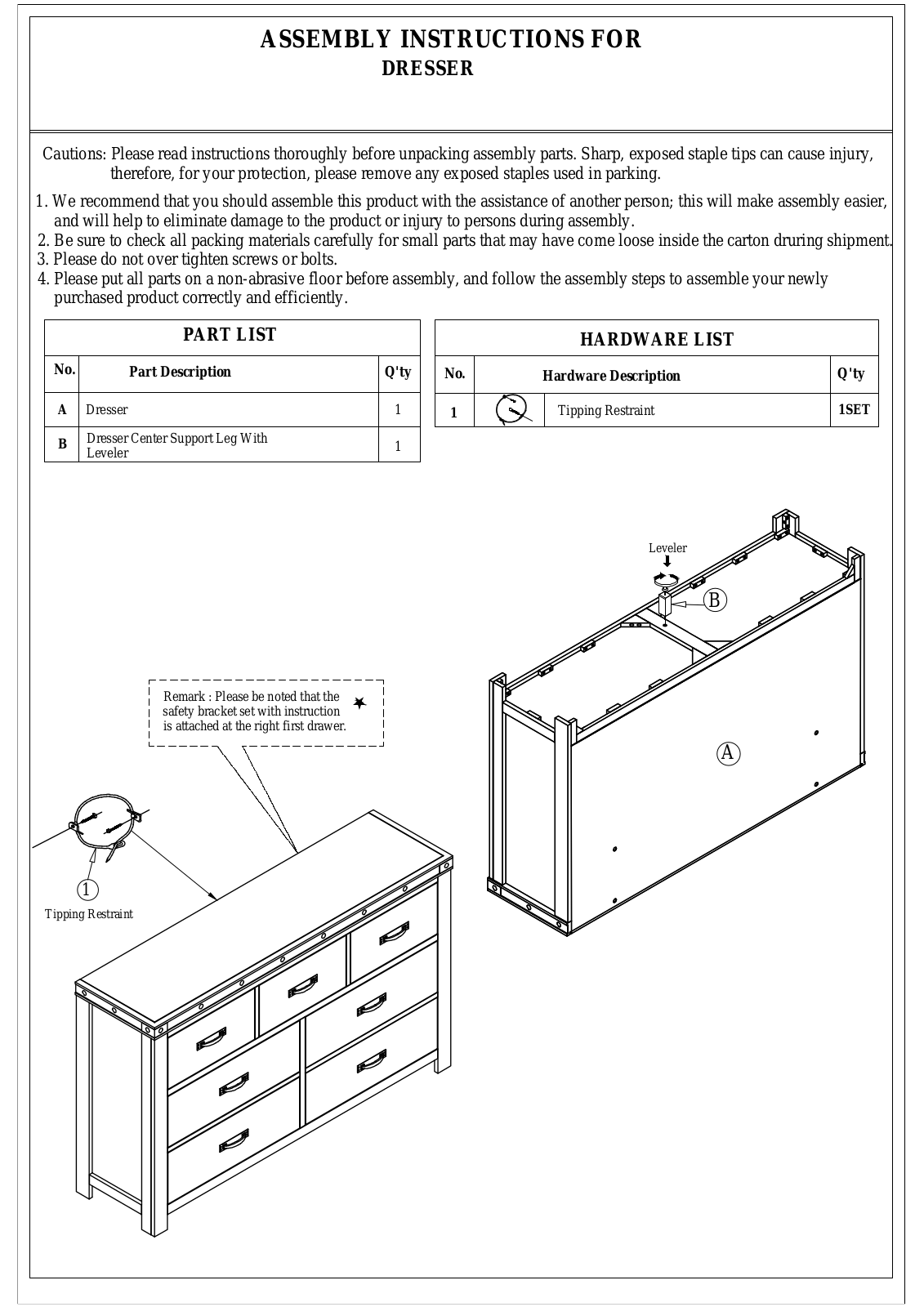 Sand & Stable W004747794 Installation & Assembly - ManualMachine.com