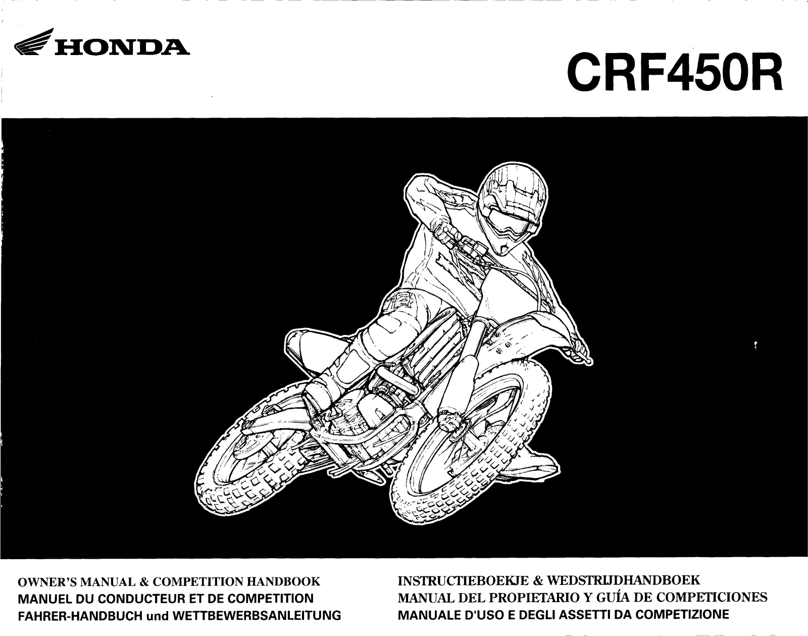 Honda CRF450R Owner's Manual