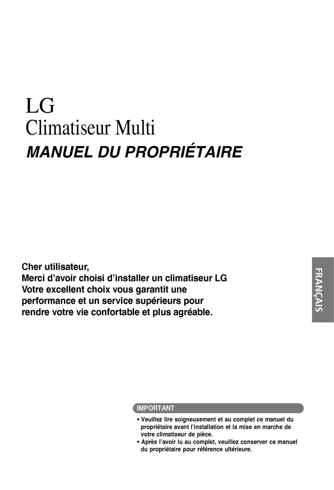 LG MC-09AHV, MC-12AHV User Manual