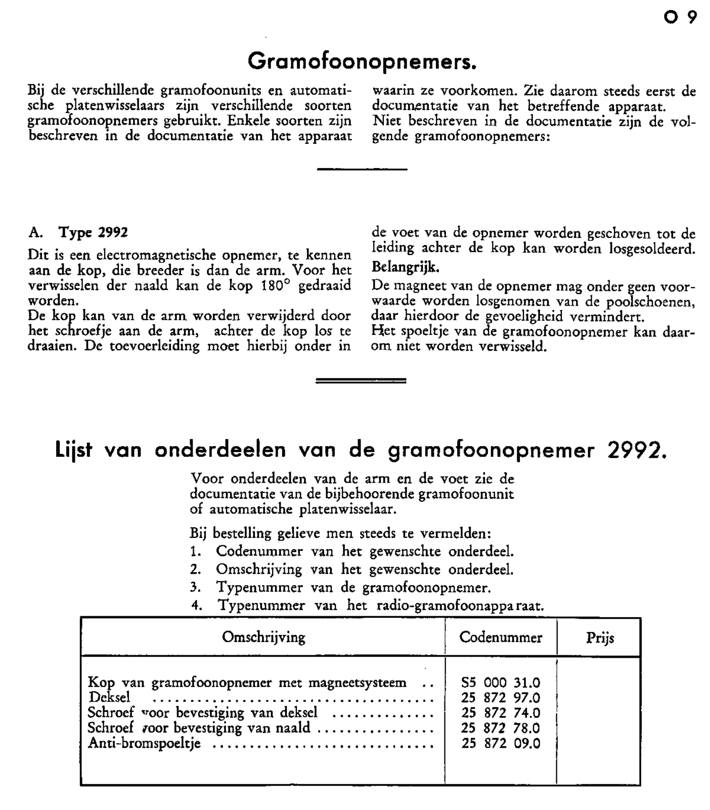 Philips 2992 Service Manual