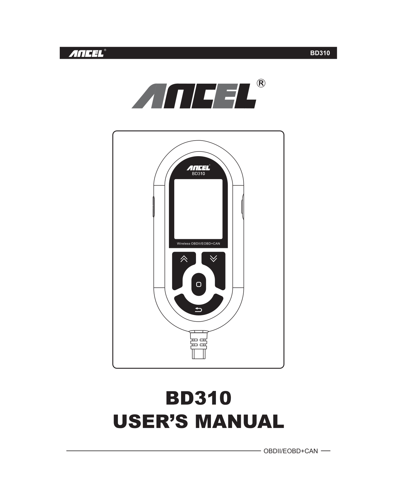 OBDSPACE TECHNOLOGY CO BD310 User Manual