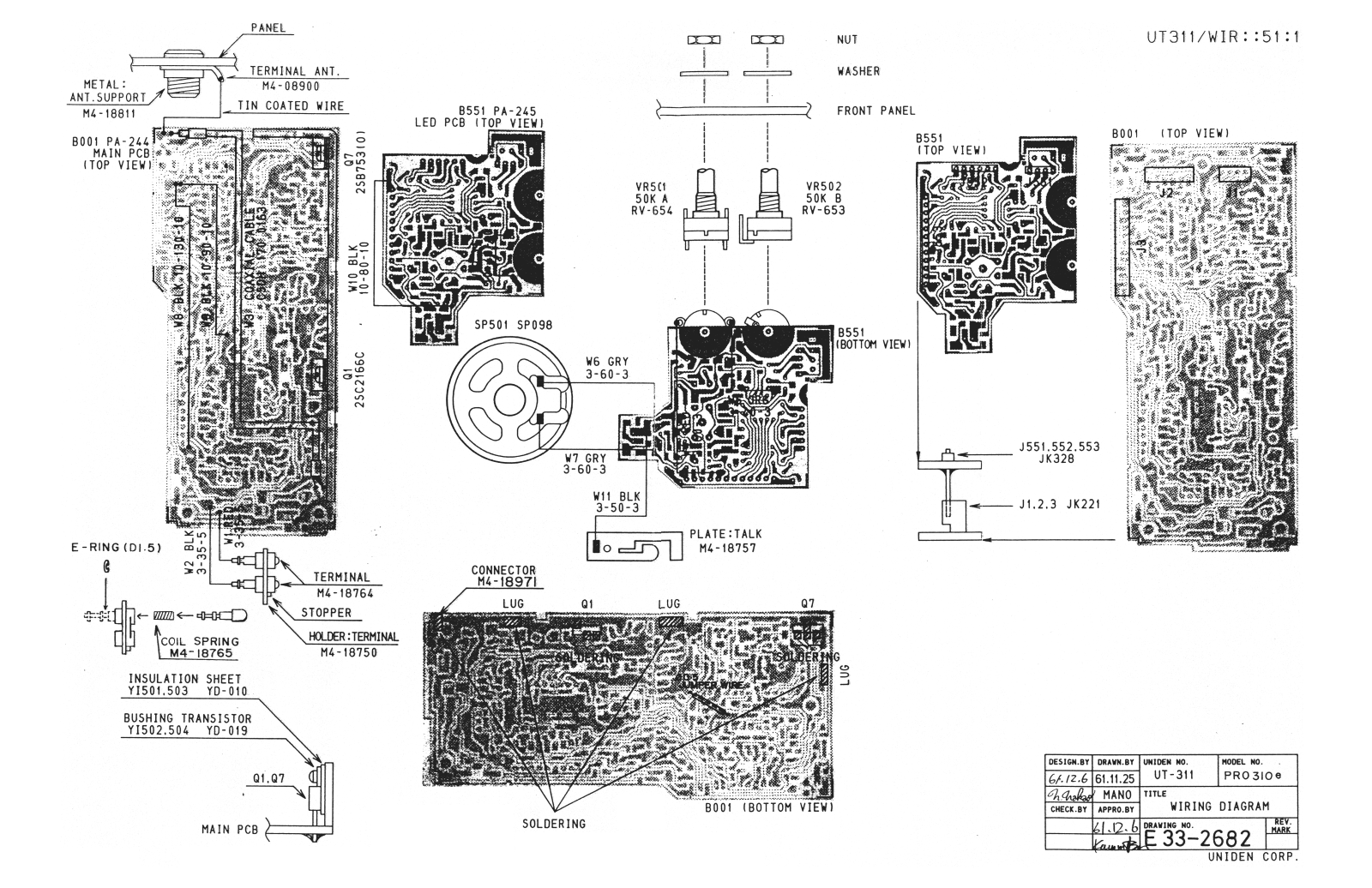 Uniden PRO310E User Manual