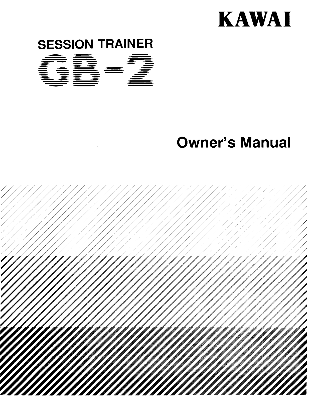 Kawai GB-2 User Manual