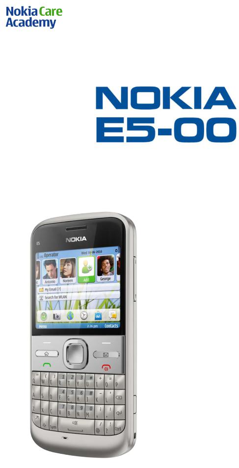 Nokia E5-00, RM-632, RM-634, RM-699 Service Manual
