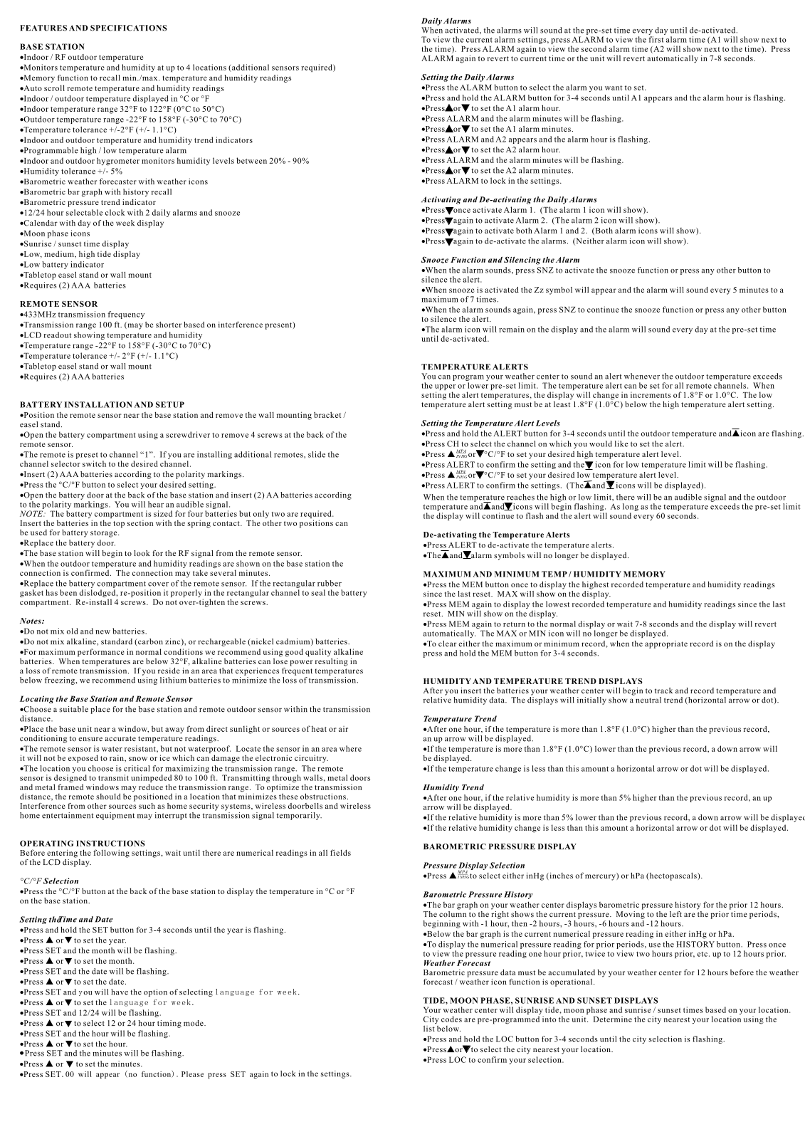 Fuzhou Emax Electronic 1216 Users Manual