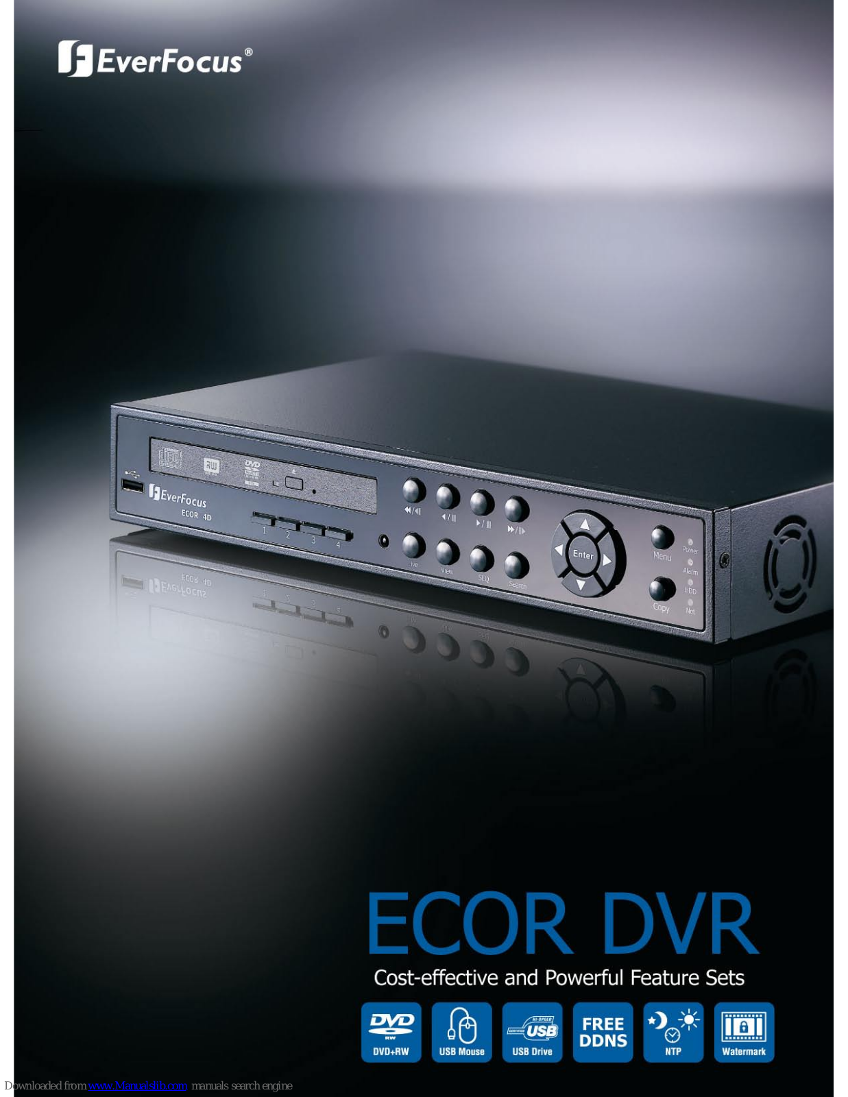 EverFocus ECOR4D, ECOR4F, ECOR8D, ECOR8F, ECOR4 Specifications