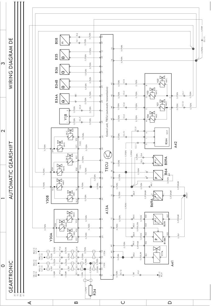 Volvo FM9, FM12, FH12, FH16, NH12 Wiring Diagram