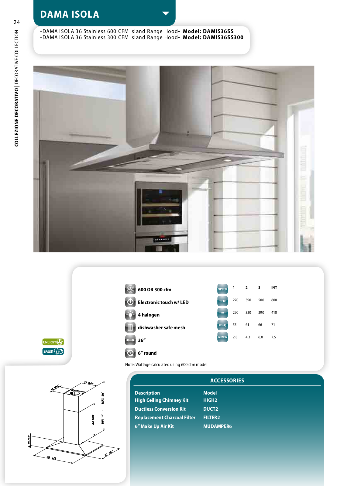 Faber DAMIS36SS300 User Manual