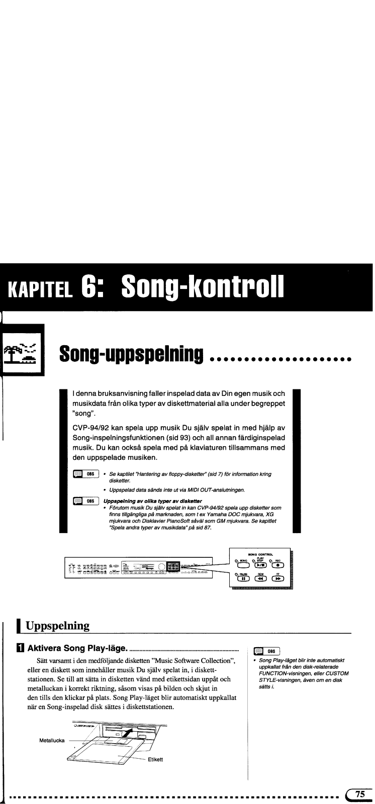 Yamaha CVP-94, CVP-92 User Manual