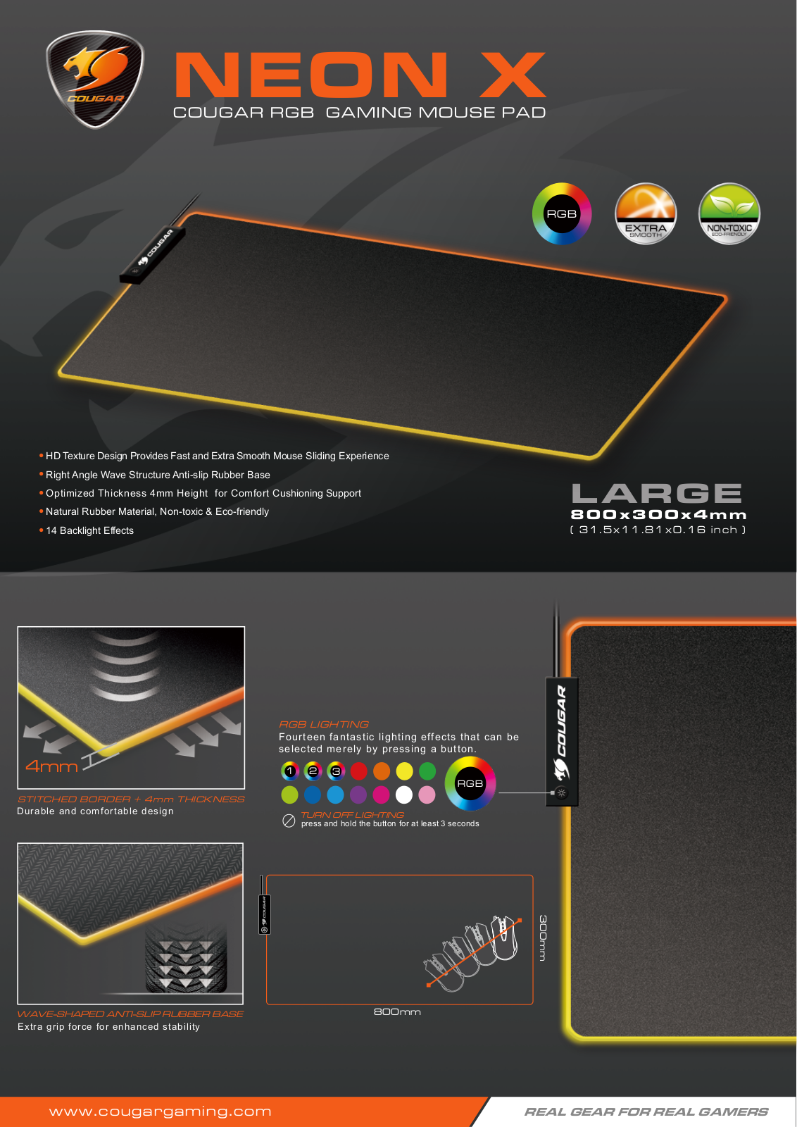 Cougar Neon X RGB User Manual