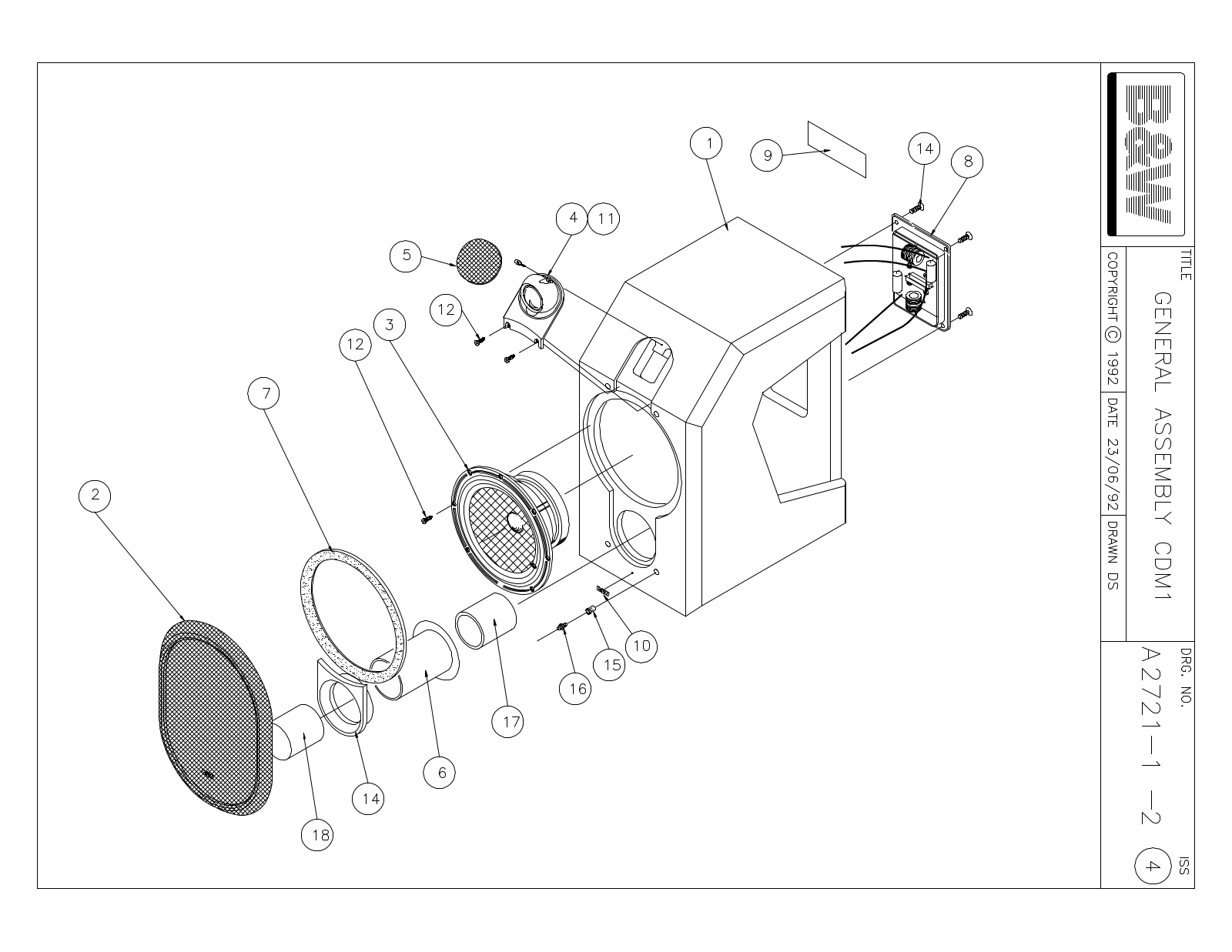 Bowers and Wilkins CDM-1 Service manual