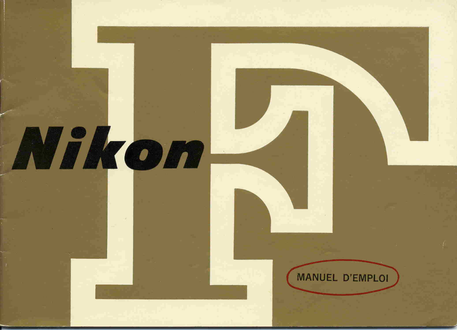 NIKON F Instruction Manual