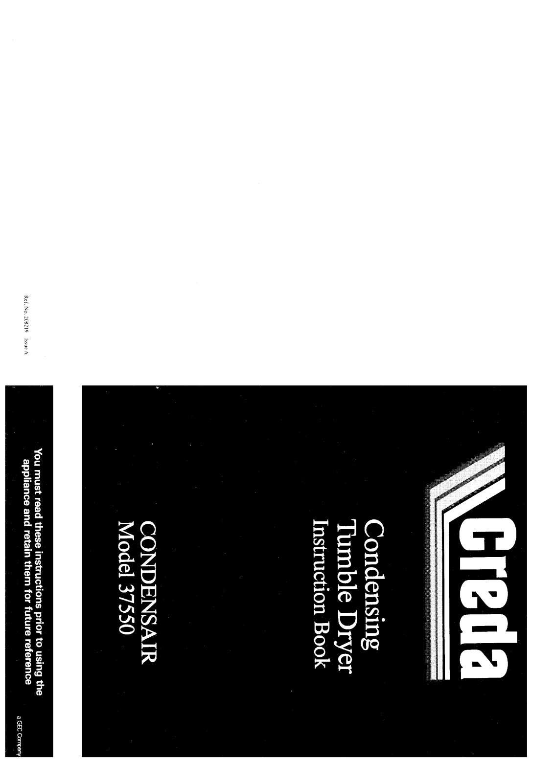 Creda HB37550 User Manual