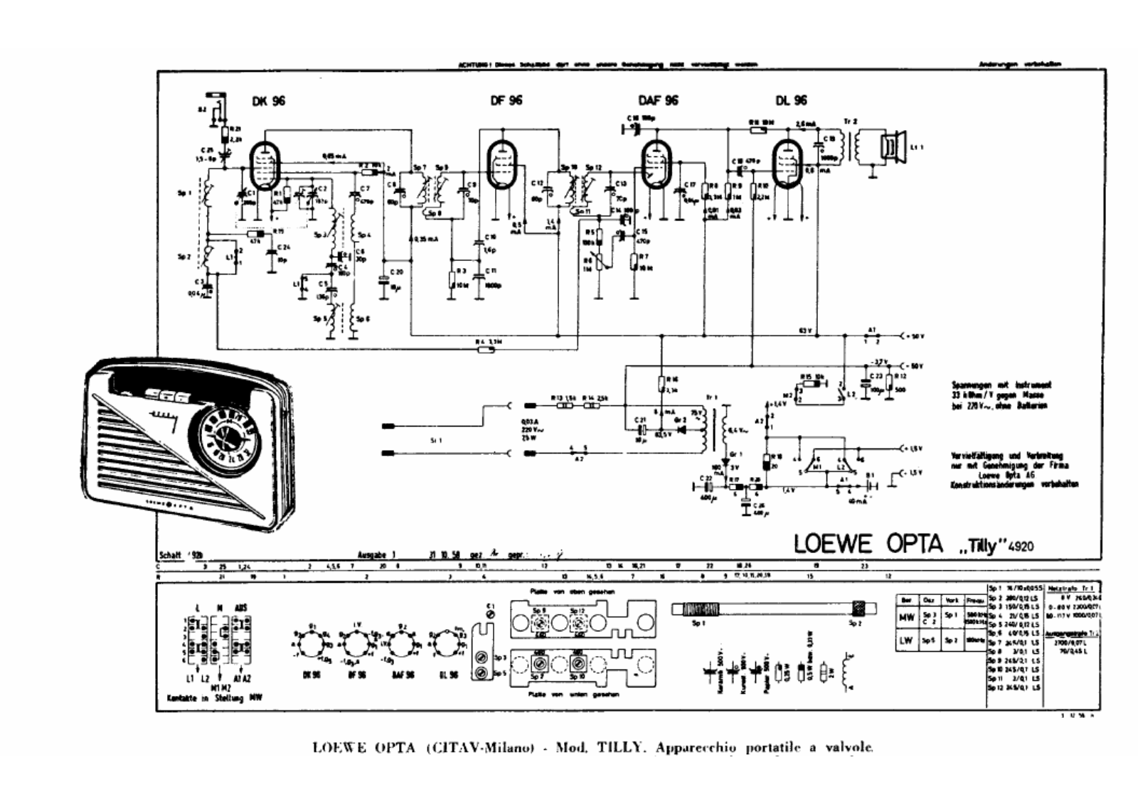 Loewe tilly 4920 schematic