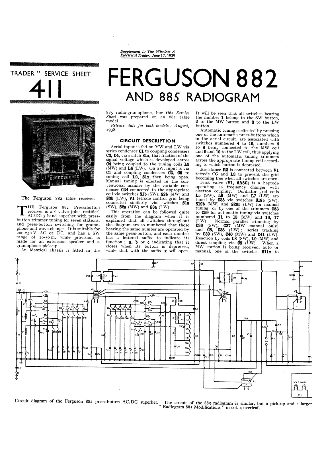 Ferguson 882 schematic