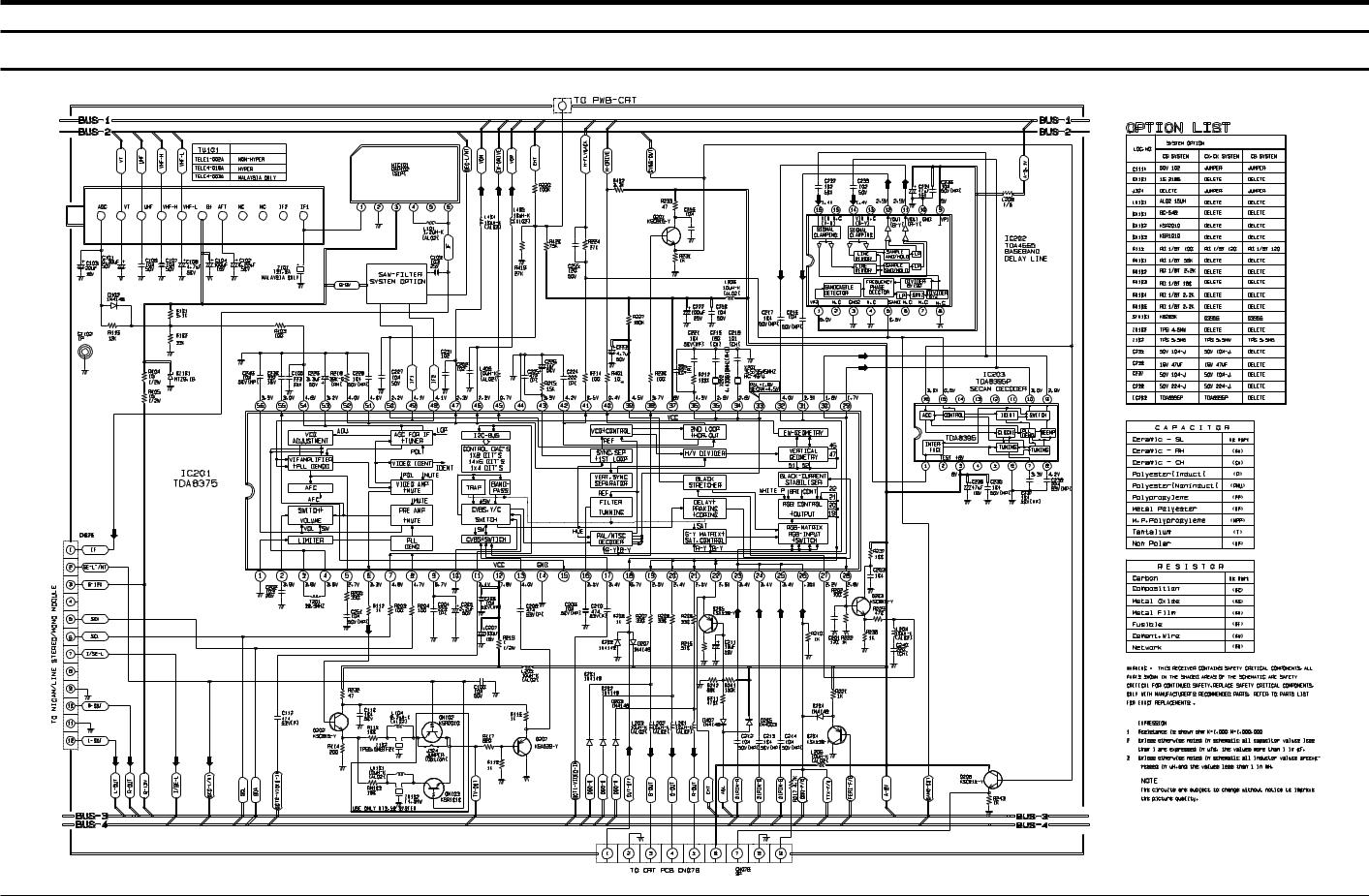 Samsung CX 6844 Schematic