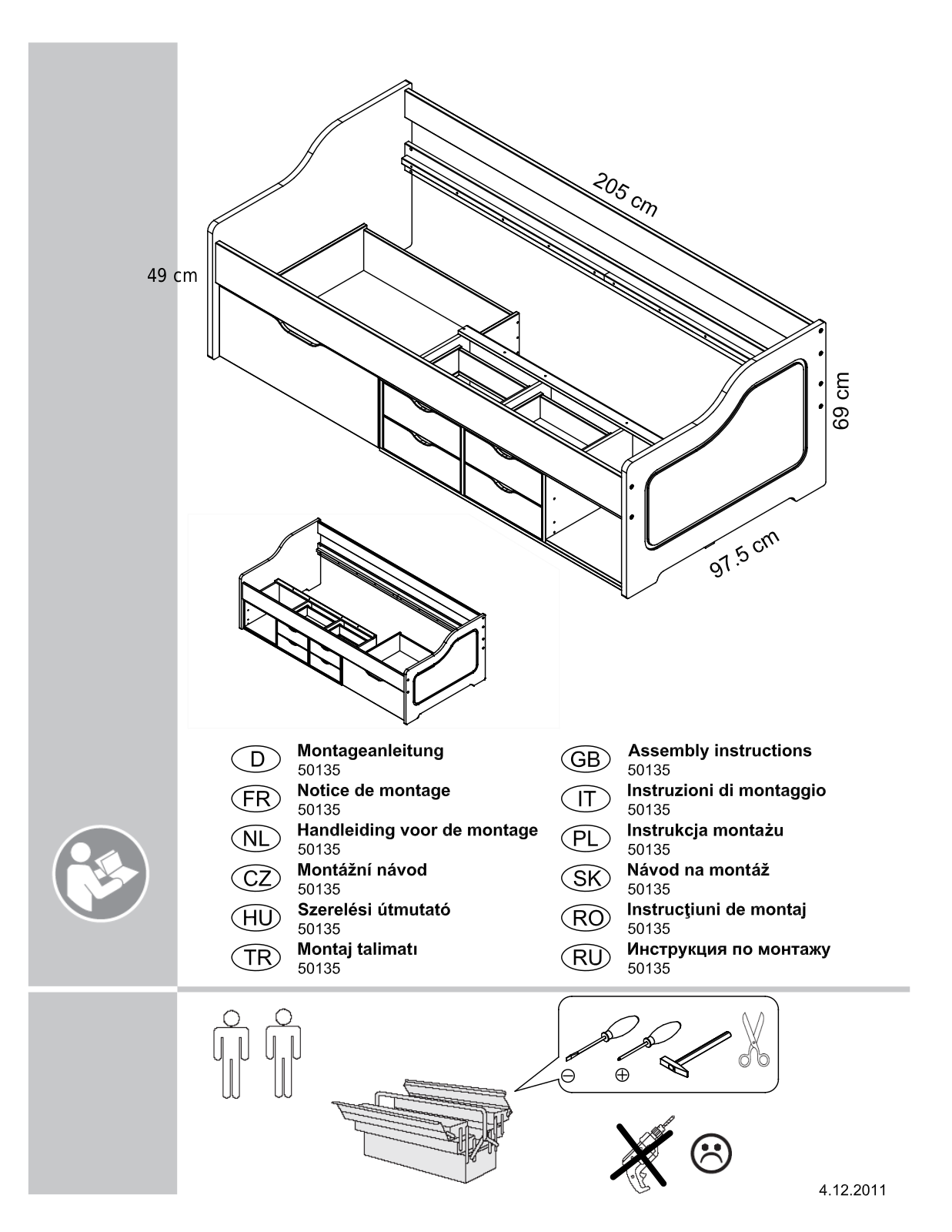 Home affaire Anders Assembly instructions - ManualMachine.com