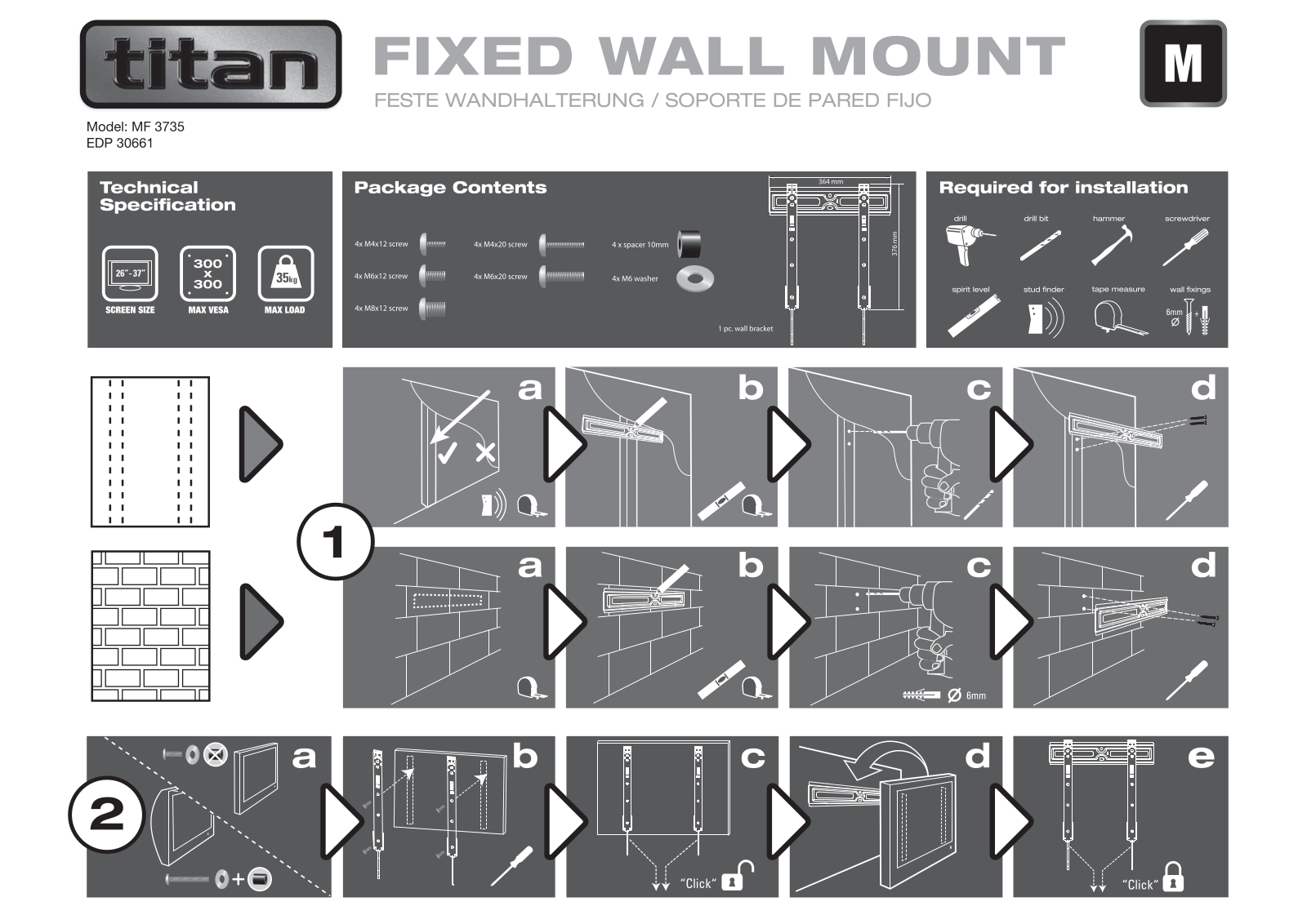 Titan MF 3735 User Manual