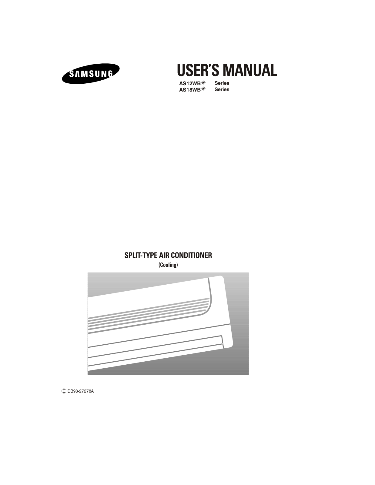 Samsung AS18WA, AS18WB User Manual