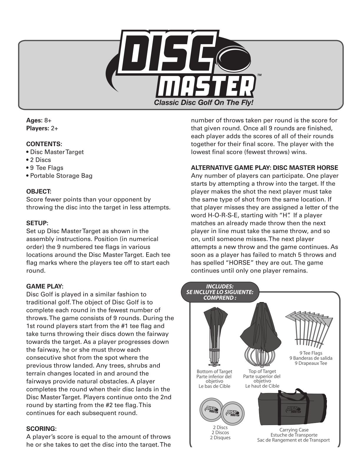 Fundex Games Disc Master User Manual