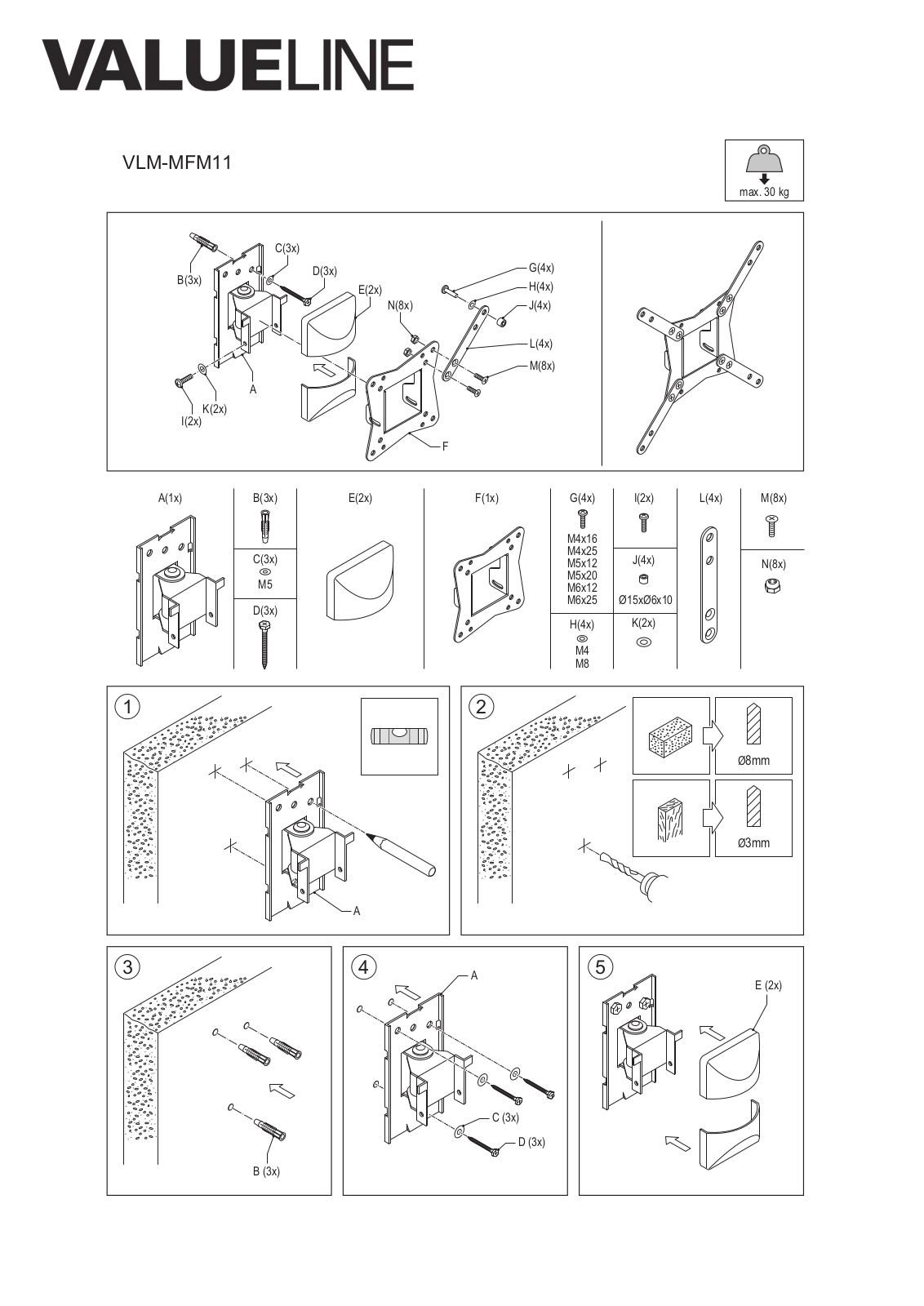 Nedis VLM-MFM11 User Manual