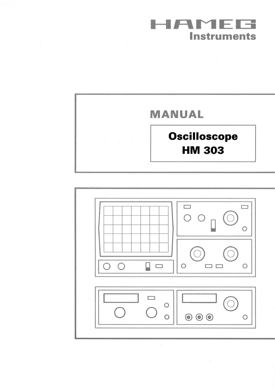 HAMEG HM303 User Manual