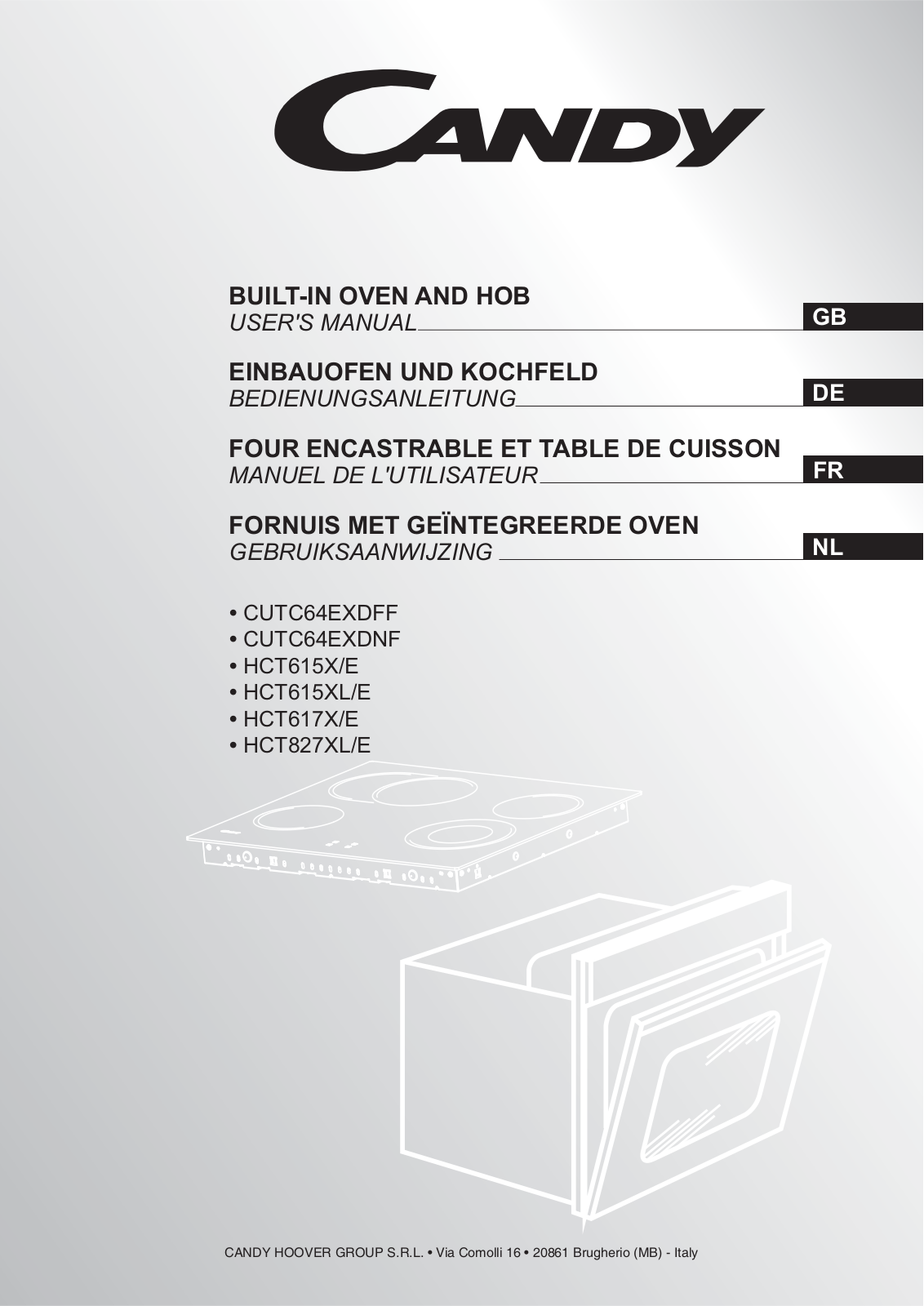 Candy CUTC64EXDFF, CUTCE64EXDNF, CUTC64EXDNF User Manual