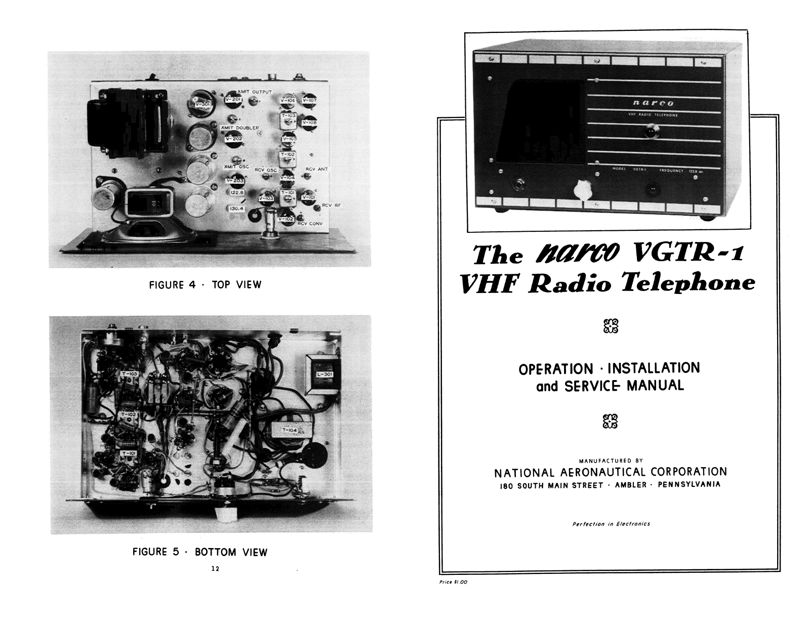 National Aeronautical Corporation VGTR-1 Service manual