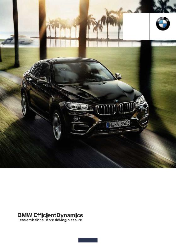 BMW X6 2016 Owner's Manual
