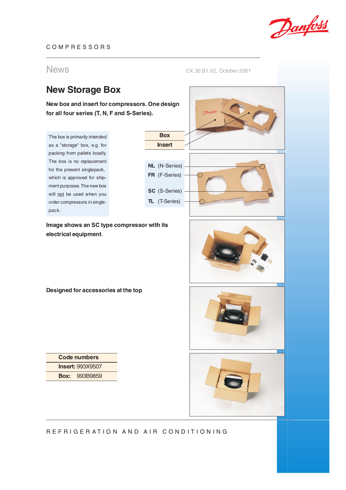 Danfoss Electronics 993B9859, 993X9507 Data Sheet