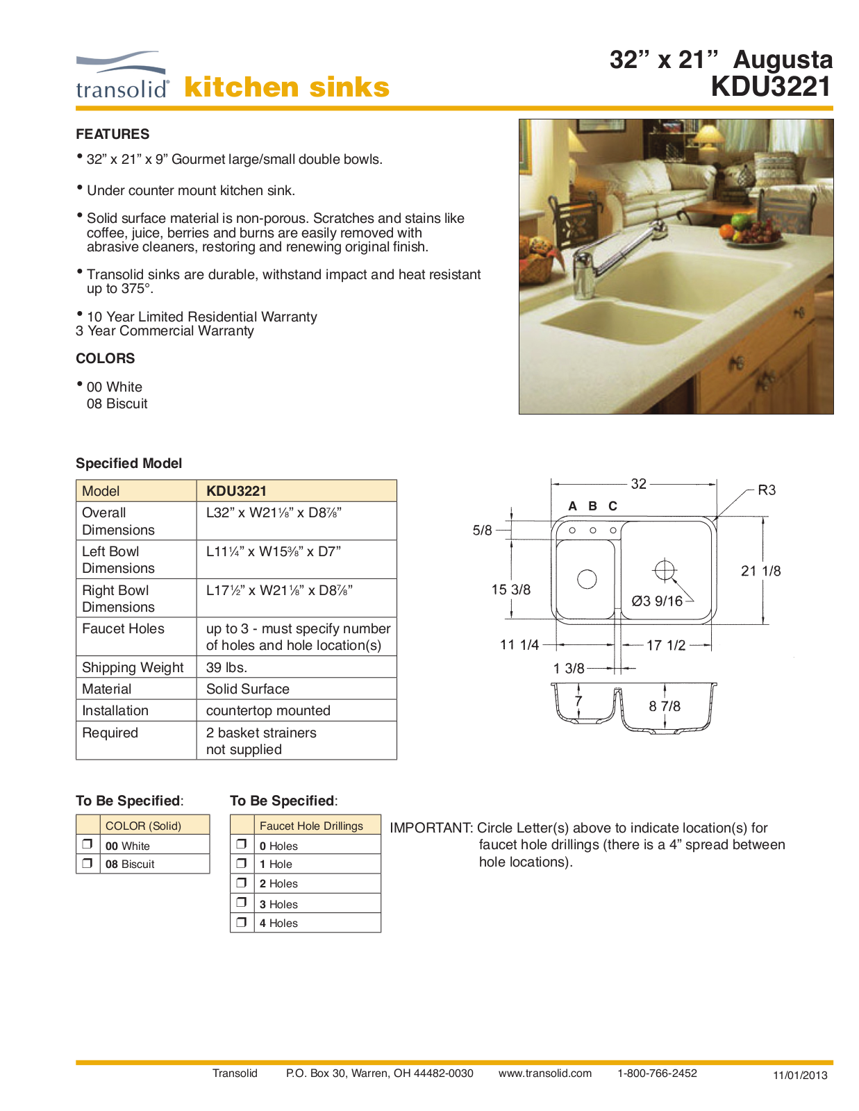 Transolid TRMB1167 Specifications - ManualMachine.com