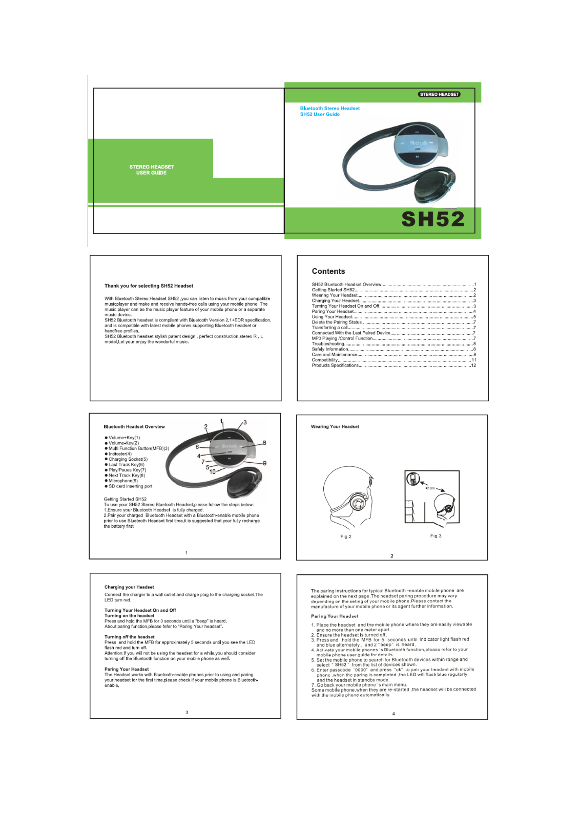 ATI Electronics SH52 User Manual