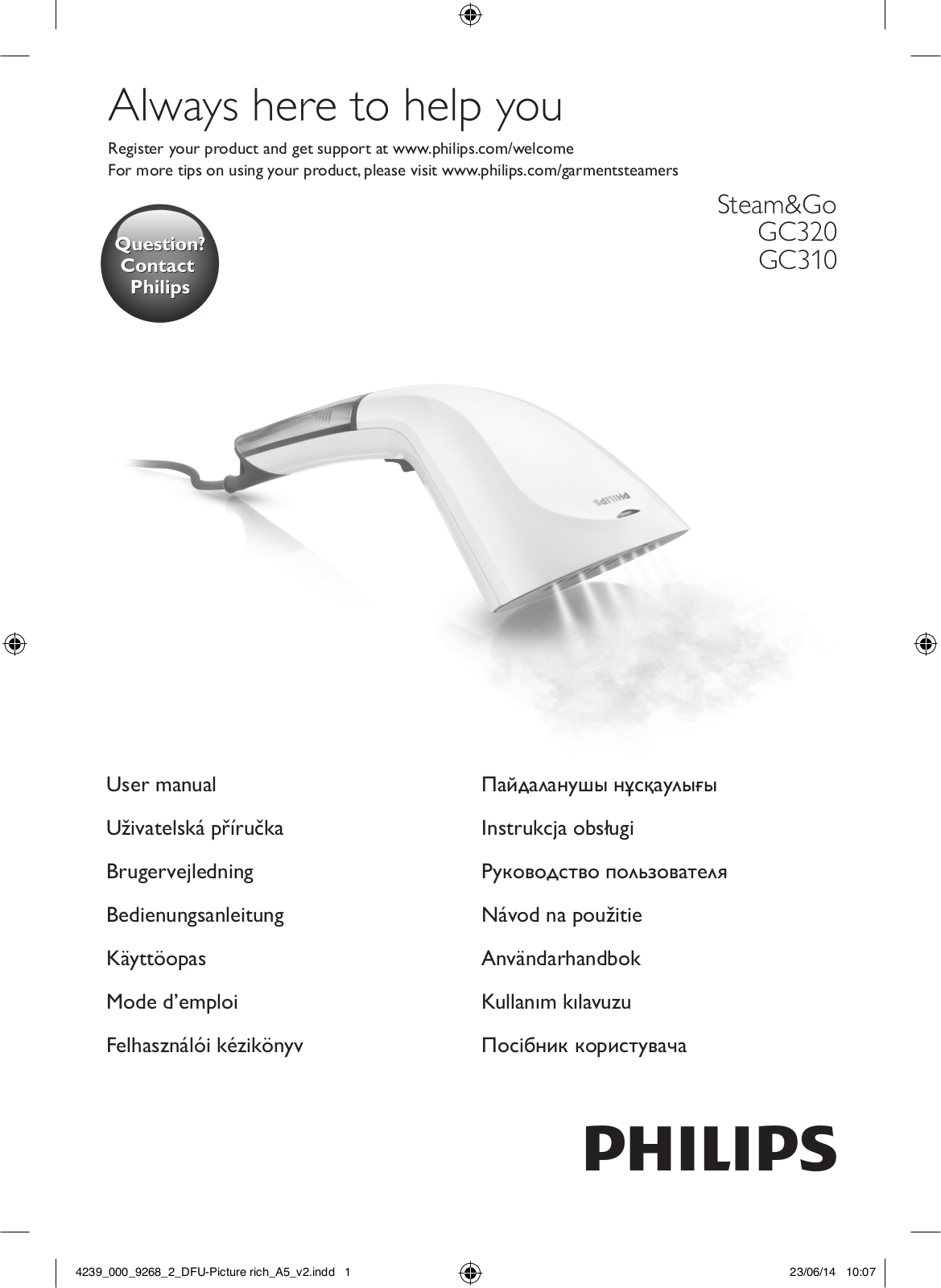 Philips GC320, GC310 User Manual