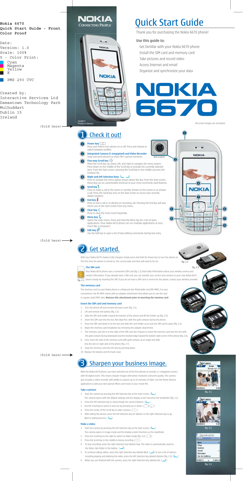 Nokia 6670 Quick Start Guide