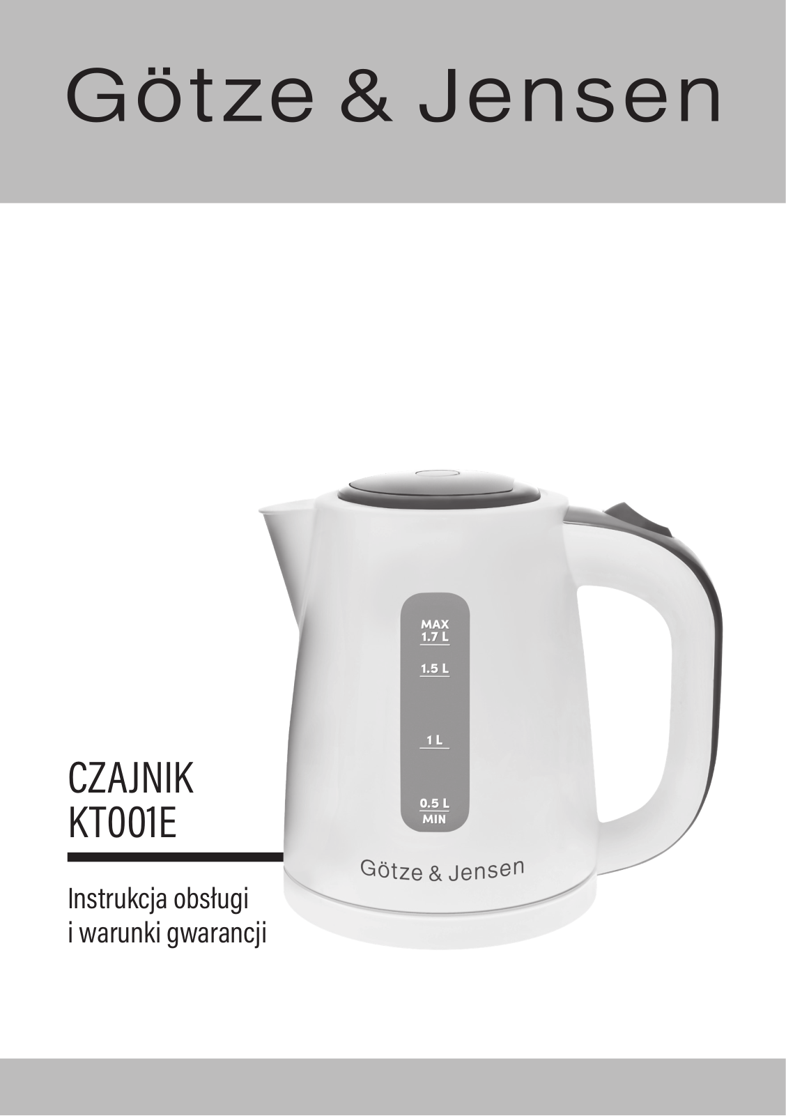 GOTZE & JENSEN KT001E User guide - ManualMachine.com