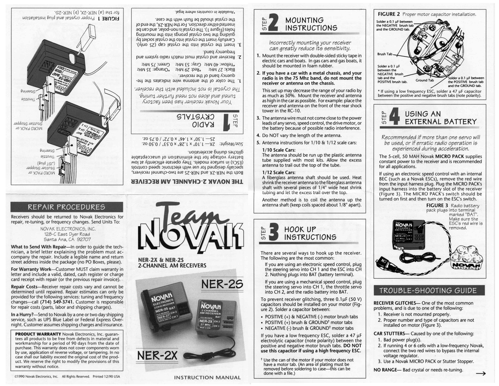 Novak NER 2X Operating Manual