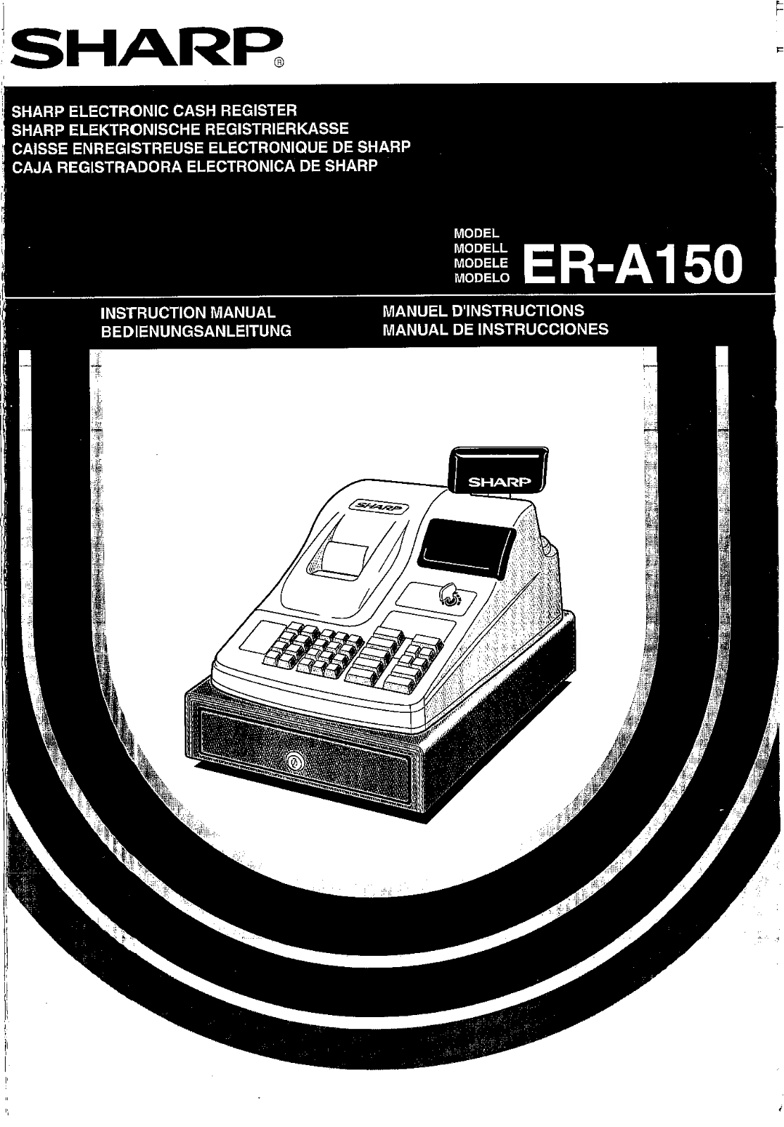 Sharp ER-A150 Instruction Manual