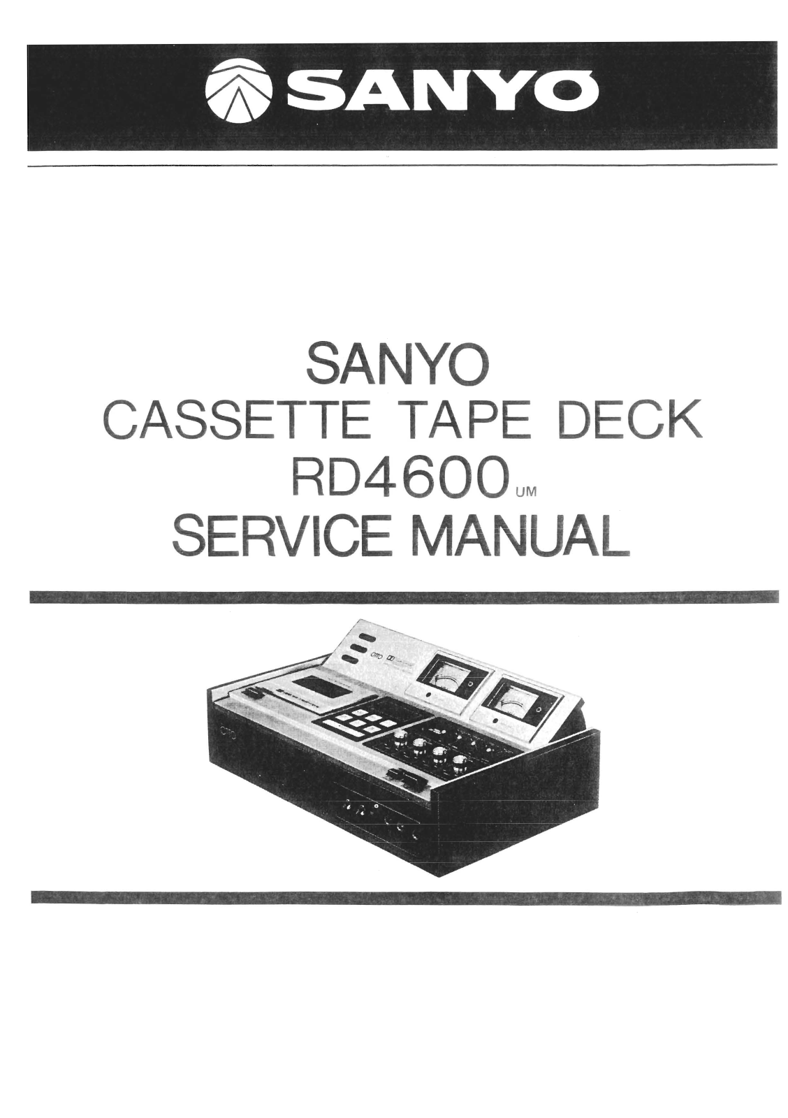 Sanyo RD-4600 Service Manual