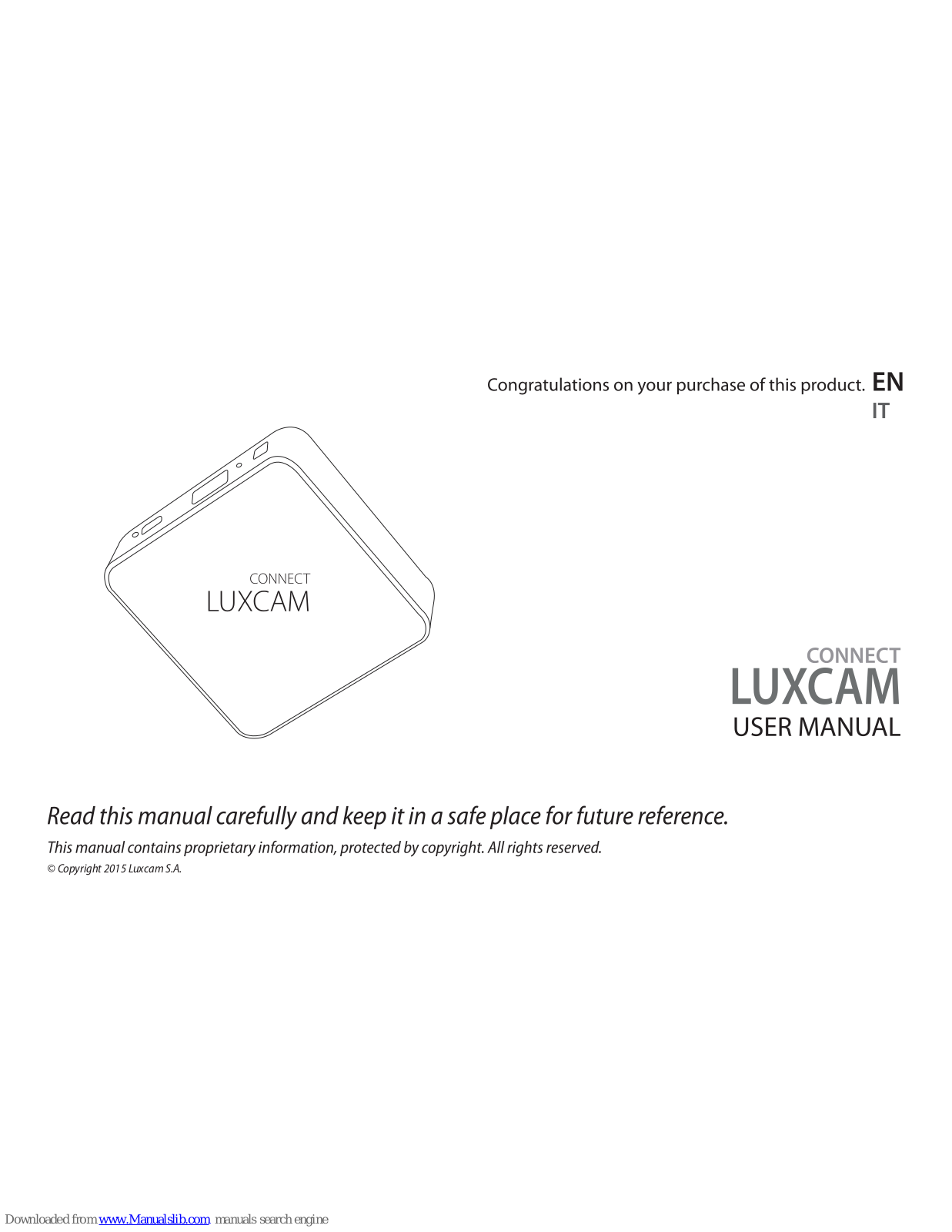 LuxCam Connect User Manual